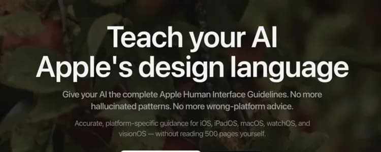 HIG Doctor Apple design guidance homepage