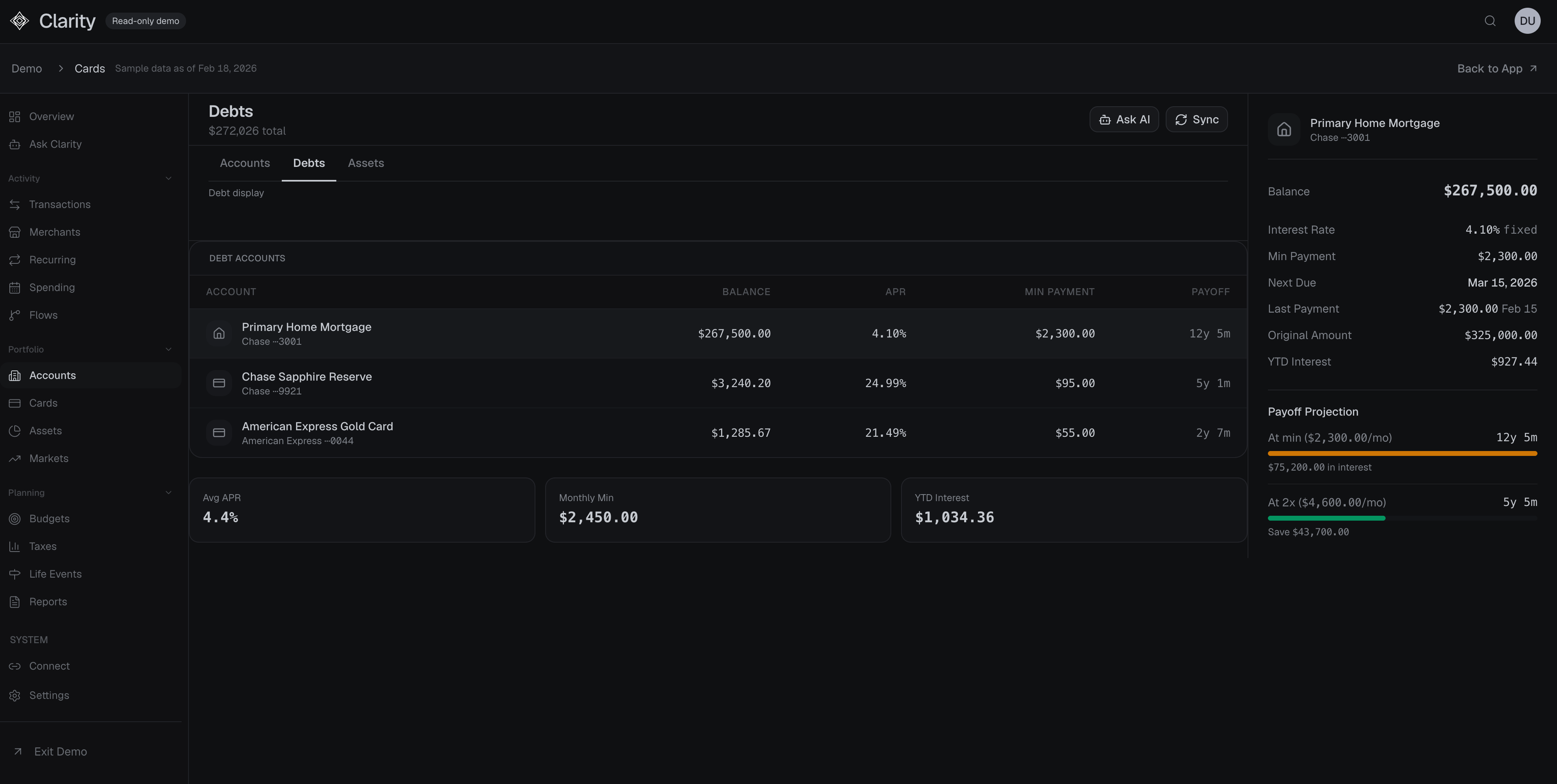 Clarity tax reporting workflow