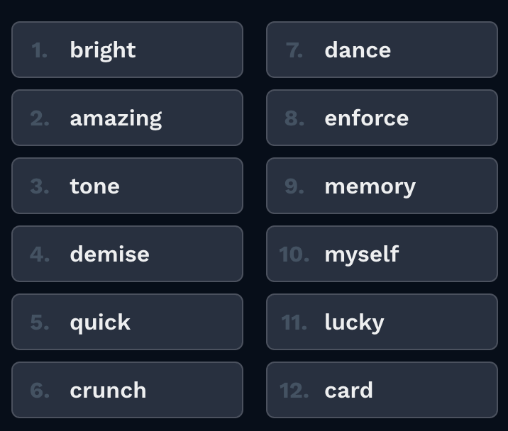 Mnemonic Phrase
